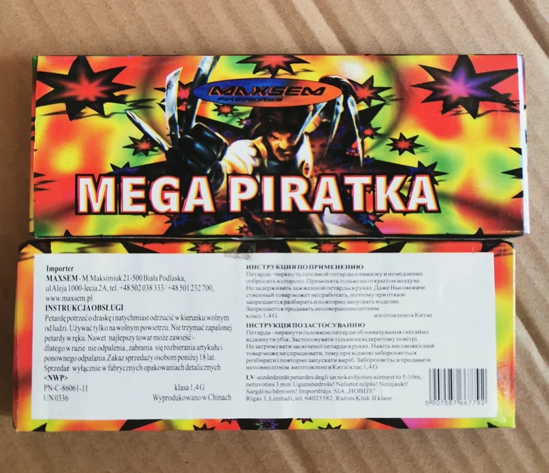 Crackling Ball + Gratis Mega Piratka – zdjęcie 1 z 1