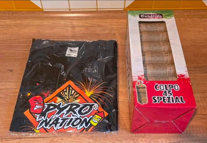 COLPO 45 SPEZIAL + koszulka PYRONATION XXL – zdjęcie 1 z 1