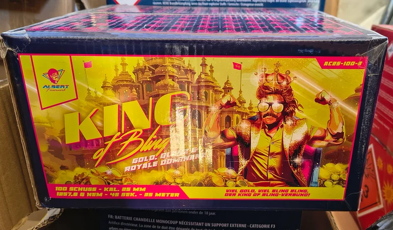 Wyrzutnia King Of Biling Albert 100 strzałów 25mm – zdjęcie 1 z 1