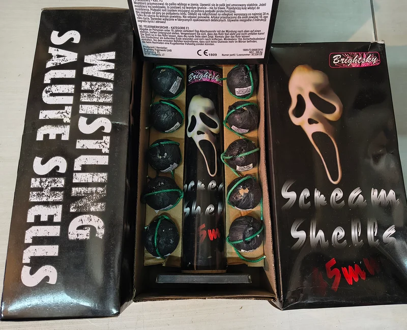 Scream Shells 45mm whistling Salute Shells – zdjęcie 1 z 1