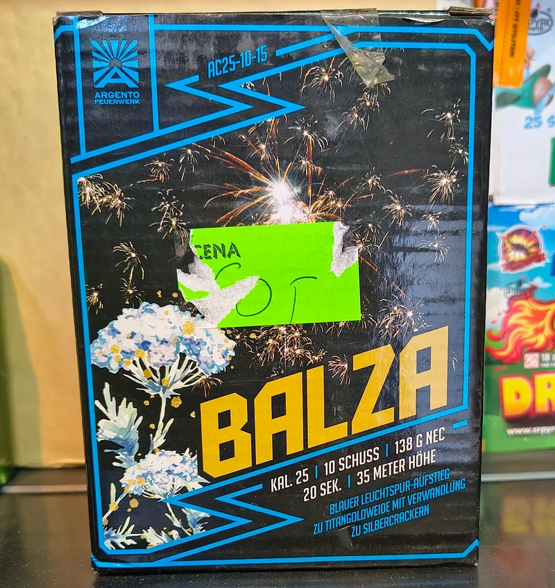 Wyrzutnia Balza Argento 10 strzałów 25mm  – zdjęcie 1 z 1