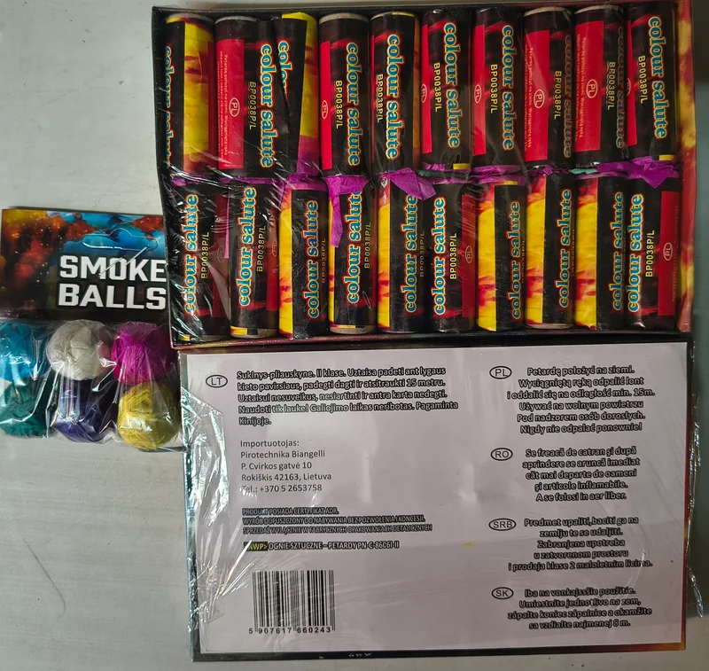 Smoke Balls + gratis Colour Salute emitery dźwięku  – zdjęcie 1 z 1