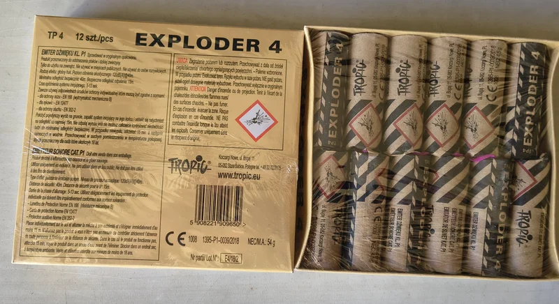 Emitery dźwięku TP4 Exploder 4 Tropic 12 sztuk – zdjęcie 1 z 1