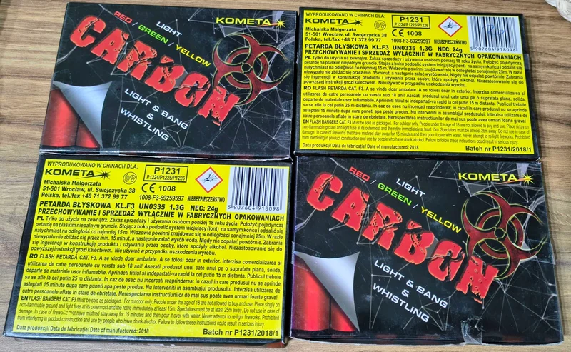 Petardy Carbon Kometa NEC 24g  – zdjęcie 1 z 1