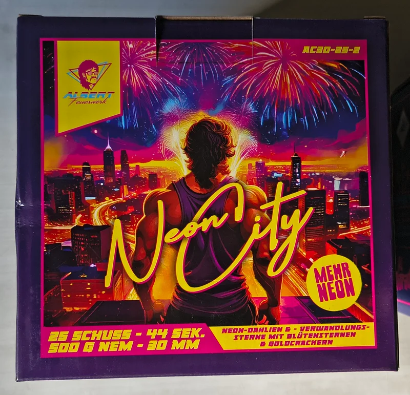 Wyrzutnia Neon City Albert 25 strzałów 30mm – zdjęcie 1 z 1