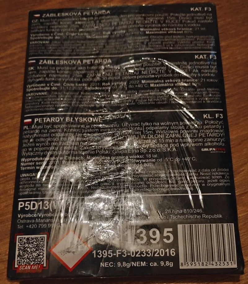PETARDY LONTOWE VIPER 1 P5D13(W) – zdjęcie 1 z 1